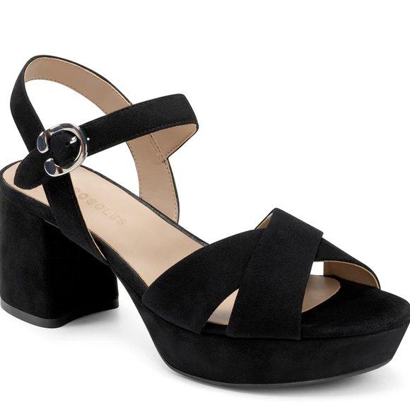 AEROSOLES Shoes - AEROSOLES Black Women's Sandals